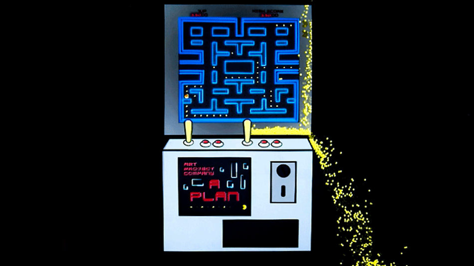 테이프아트 <PAC-MAN> — 2